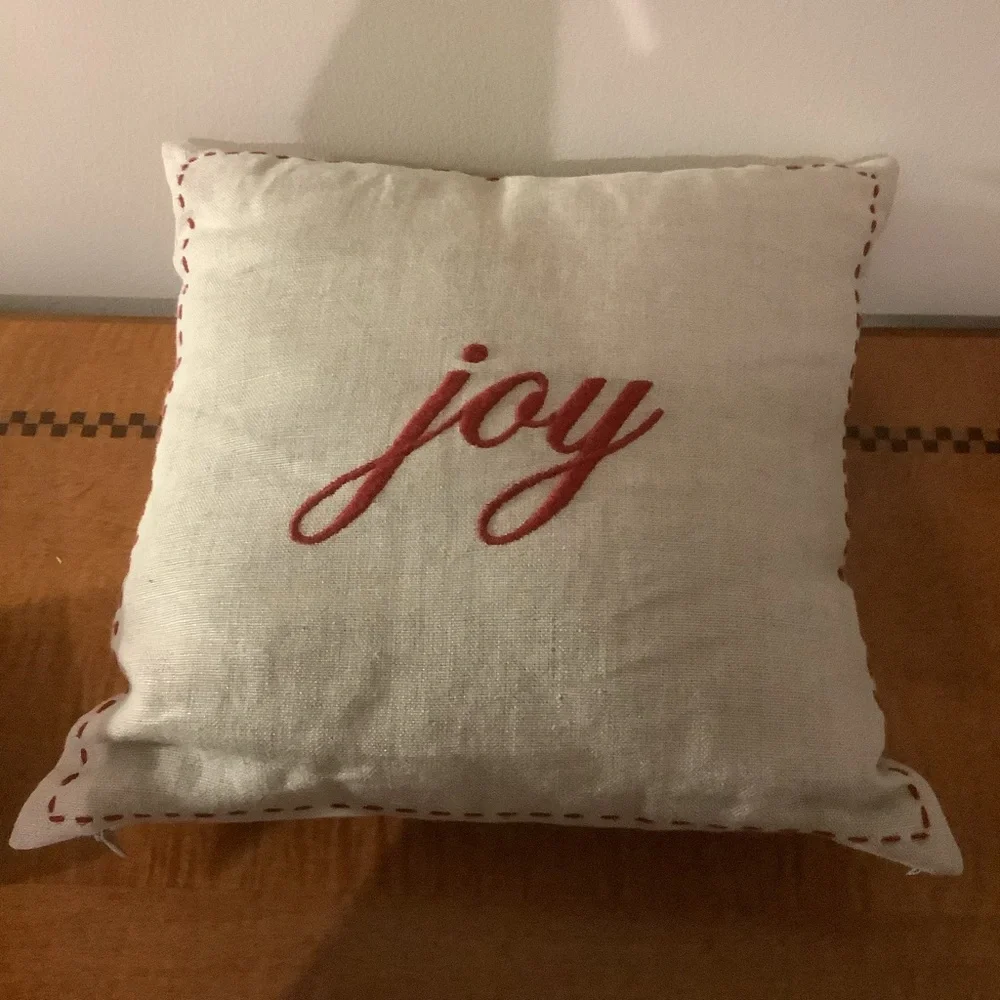 Set of Three Pottery Barn Holiday Pillows